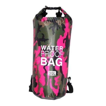 Waterproof Pouch, Dry Bag Floating Shoulder Bag, Gear Pocket Storage Bag, Portable , Floating Backpack for Kayaking, Camping Travelling 30L