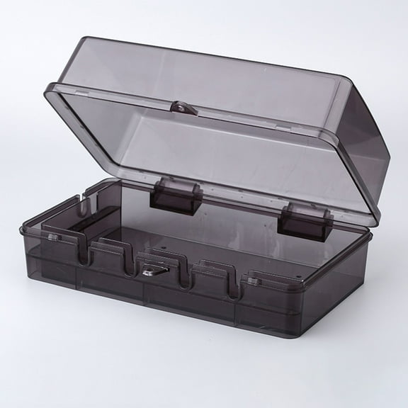 Waterproof Power Strip Box for Outdoor Use - 6 Outlet Electrical Enclosure with Drain Port, Black ABS Waterproof Wall Outlet Cover for Garden, Patio, RV, and Home