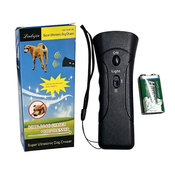 Waterproof Practical Pet Trainer Petgentle Ultrasonic Anti Barking Device With Flashlight Lamp