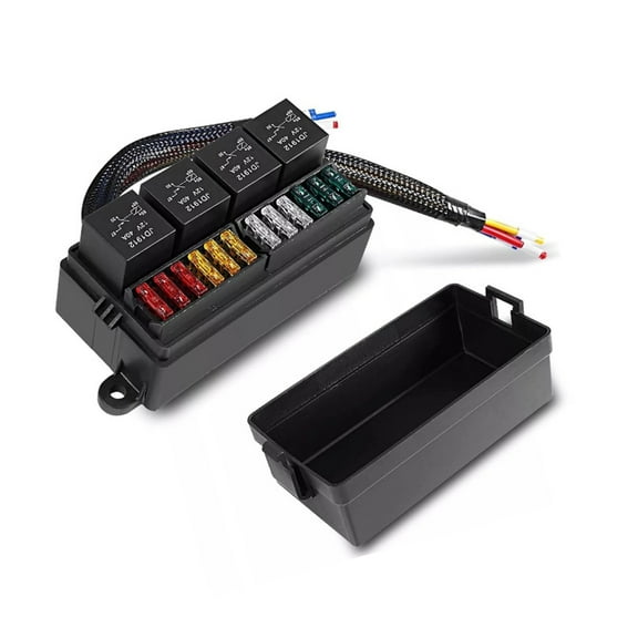 Waterproof Pre Wired 4 Pin/5 Pin Relays Box 12V For Automotive Car Truck Boat