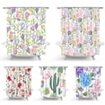 thumbnail image 1 of Cute Floral & Shower Curtain 72x72 Inch Bathroom Fabric Bath Shower Curtain for Bathroom, 1 of 10