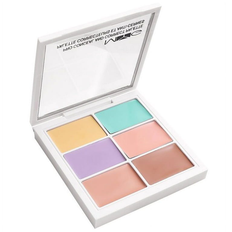 Waterproof Professional Color Corrector for Dark Circles Red Marks  Scars,Longwear&Easy to Apply. Colors Correcting Concealer Palette&Creamy Concealer  Palette 