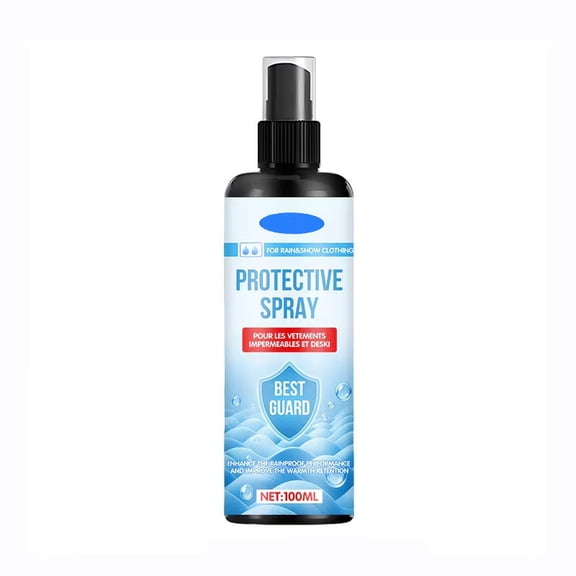 Waterproof Protective Spray 100 mL, Nanoscale Water And Stain Repellent For Shoes Jackets Carpets Sofas Tents Helmets, Breathable Flexible Finish, Durable Long-Last, Easy Spray, Single Bottle