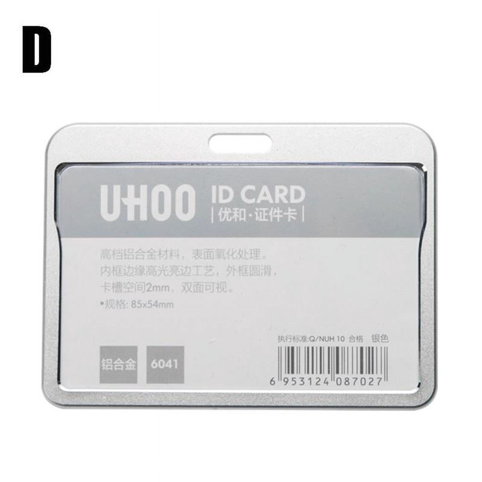 Waterproof Pvc Transparent Work Card Holder Employee Nurse Doctor Name Tag Id Badge Card Holder Office Supply