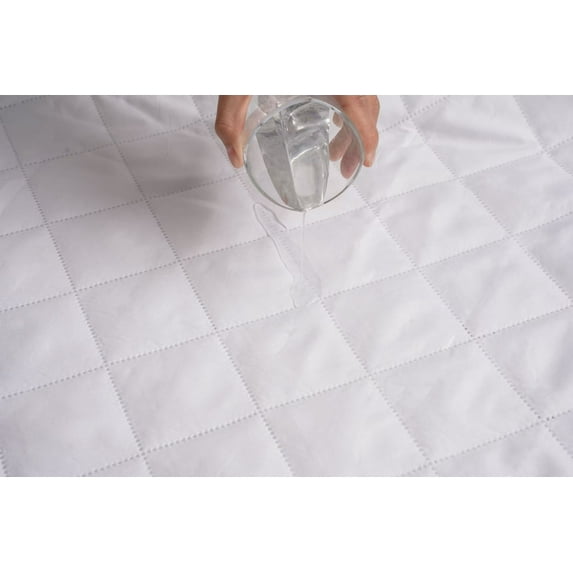 Waterproof Quilted Mattress Protector White- Full (54x75x15")