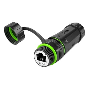 Waterproof RJ45 Coupler Connectors, Highly Speed Data Transfer CAT6 Ethernet Cable Extender Dustproof RJ45 Coupler