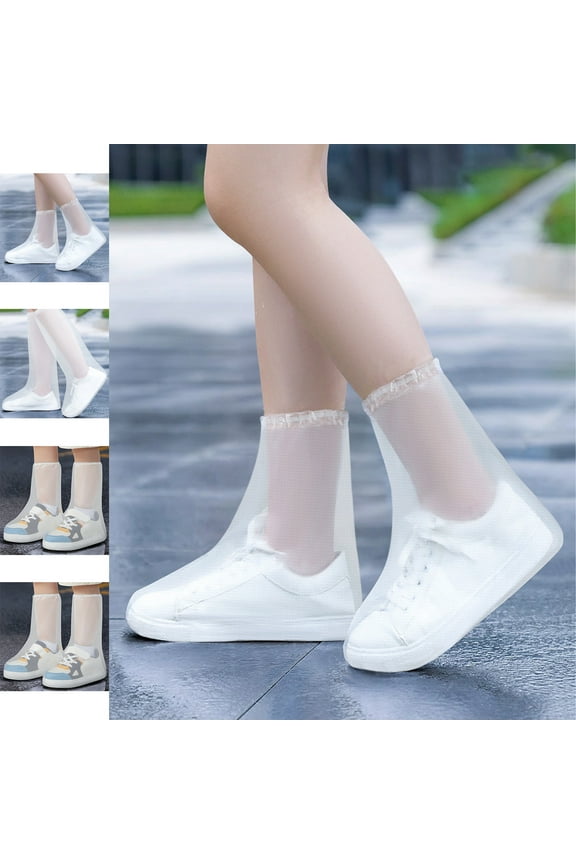 Waterproof Rain Boots Plastic Outdoor Footwear Non-Slip Traction and Durable Protection for Wet Weather Commuting and Outdoor Adventures Sopatenor