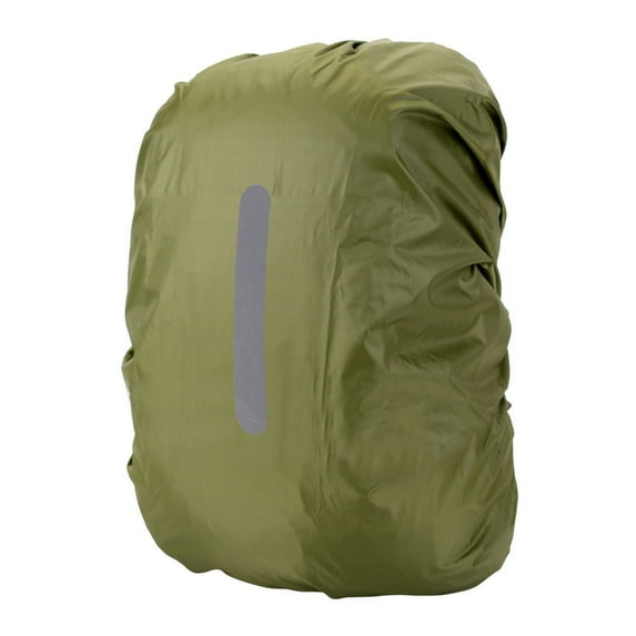 Waterproof Rain Cover for Backpack, Backpack Rain Cover with Reflective Strip,Rucksack Rain Cover for Hiking, Camping, Biking, Outdoor, Traveling L(45-55L) Dark Green