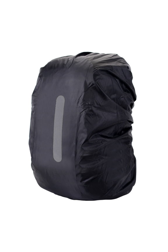 Waterproof Rain Cover for Backpack, Backpack Rain Cover with Reflective Strip,Rucksack Rain Cover for Hiking, Camping, Biking, Outdoor, Traveling S(25-29L) Black