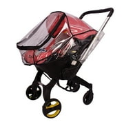 Waterproof Rain Cover Weather-Ready Travel Pushchair Rain Protect Easy to Carry for Infant Car Seats