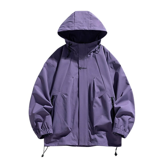 Waterproof Rain Jacket for Women and Men Men's Spring And Charge Coat Thin Outdoor Mountaineering And Riding Windproof Work Coat Gift for Women and Men