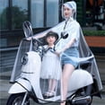 thumbnail image 1 of Waterproof Rain Poncho Bike Bicycle Rain Capes Lightweight Compact Reusable for Adults, 1 of 8