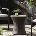thumbnail image 1 of Waterproof Rattan Table / Indoor or Outdoor Use / Right Size, 1 of 5