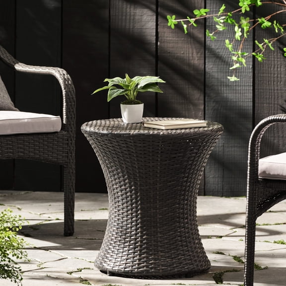 Waterproof Rattan Table / Indoor or Outdoor Use / Right Size