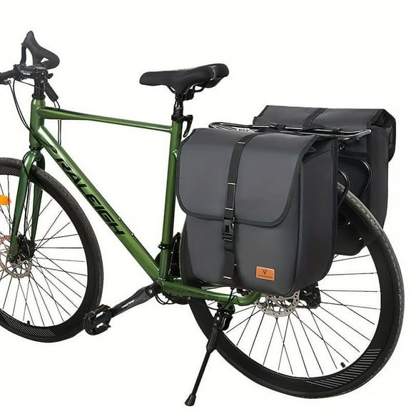 DINGHUO Waterproof Rear Bike Bag  Mountain Bike Seatpost Pannier, Quick-Install Cycling Backpack.
