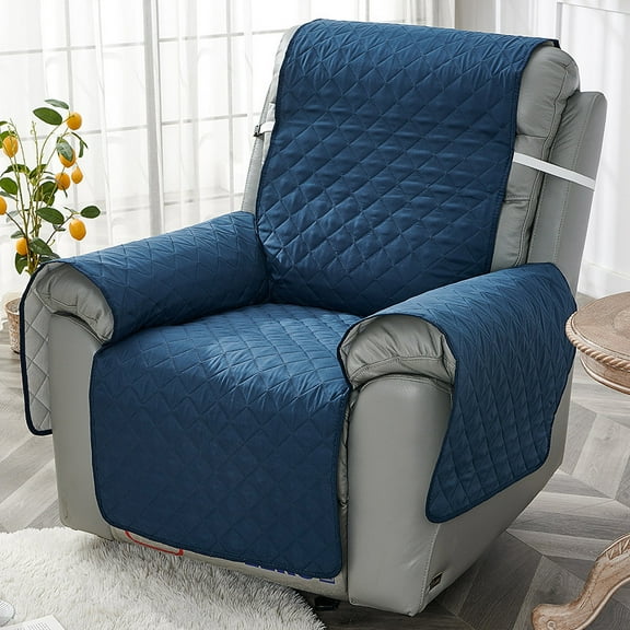 Waterproof Recliner Chair Cover Non Silp Washable Couch Cover Furniture Protector for with Elastic Straps for Kids, Dogs, Pets