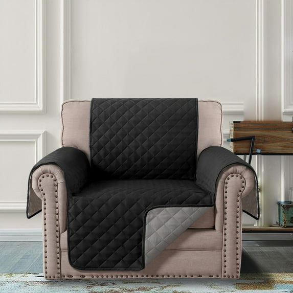 Waterproof Recliner Cover, Non Slip Recliner Chair Cover with Elastic Band, Washable Recliner Slipcover with Gifts, Pets