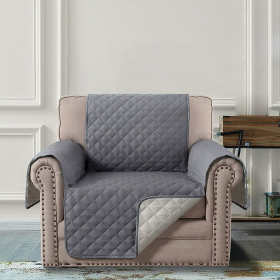 Waterproof Recliner Cover, Non Slip Recliner Chair Cover with Elastic Band, Washable Recliner Slipcover with Gifts, Pets