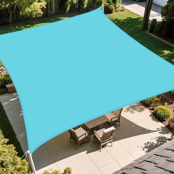 Waterproof Sun Shade Sail, Rectangle Polyester Sun Shade Canopy Awning, 95% UV Block, Easy Install & Durable, for Patio Garden Backyard Deck Pergola