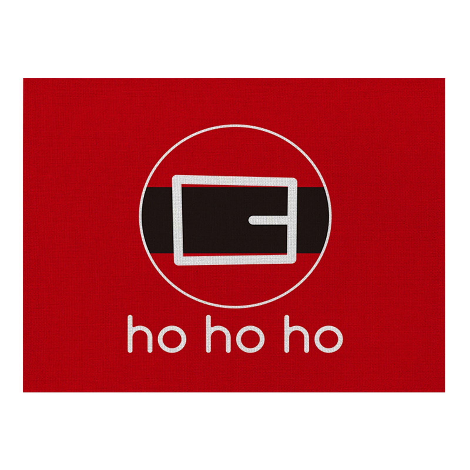 Waterproof Red Christmas Placemats For Dining Table 32 X 21 Cm Seasonal