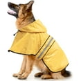 thumbnail image 1 of Waterproof Reflective Dog Raincoat - Adjustable Hooded Slicker Poncho Pet Rain Coat, Lightweight Dog Rain Jacket for Small to X- Large Dogs and Puppies, 1 of 6