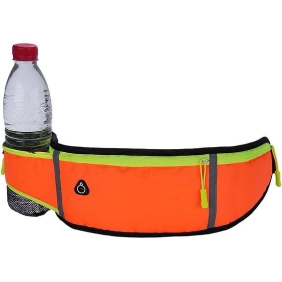 Waterproof with Reflective Strip Packs for Women Men,Adjustable Running Belt Waist Pack Slim Expandable Pocket Belt,iPhone Running Holder Cell Phone Elastic Waist Pouch Bag