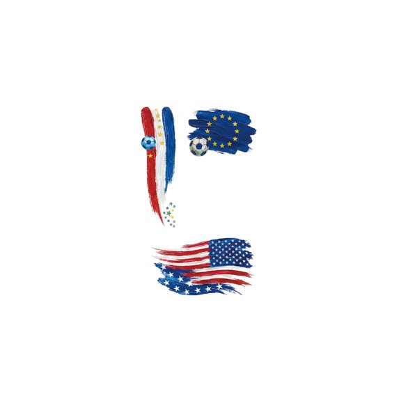 , Waterproof, Removable, 4X6 In, Football Fever Event Body Decals, Rainbow, FaceforKids, Bright Color, Game Day Watch Parties, Assorted Designs, 1 Sheet