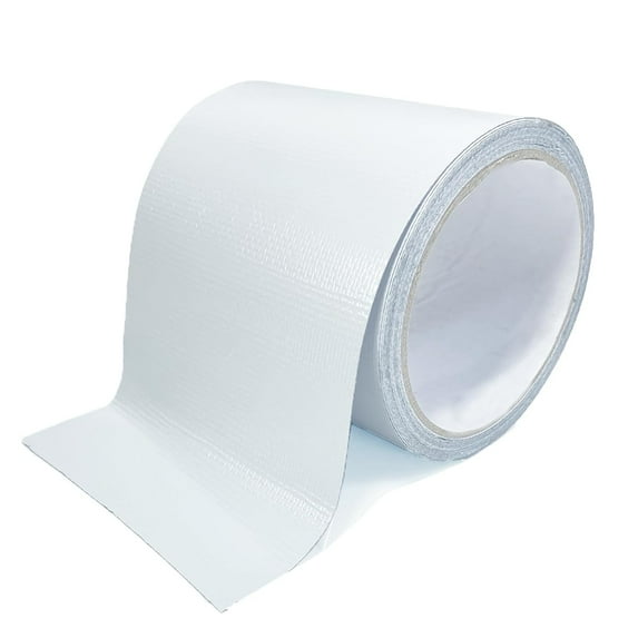 Waterproof Repair Tape for Awning, 4IN x 20FT Outdoor Canvas Tarp Repair Tape, Tent, Boat Covers, Canopy, Sail Tape, Tear Repair Patch Kit, Heavy Duty UVproof, White