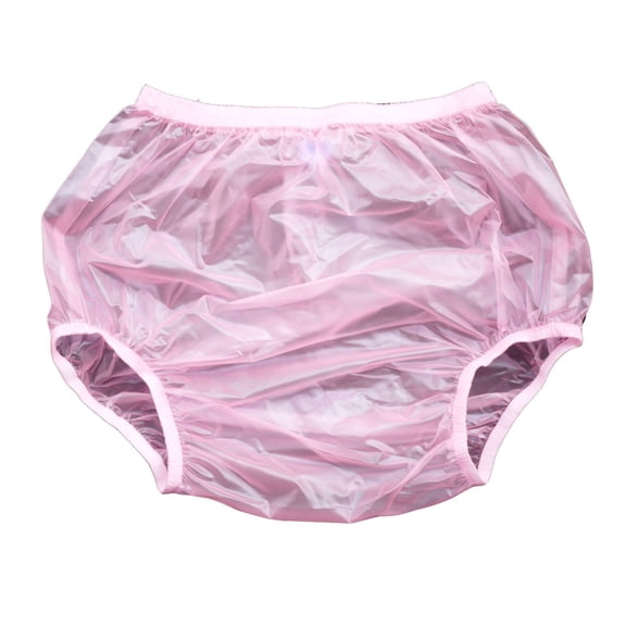 Waterproof Reusable Adult Incontinence Protective Underwear 3 Pack PVC Pull on Plastic Pants for Men and Women Comfortable