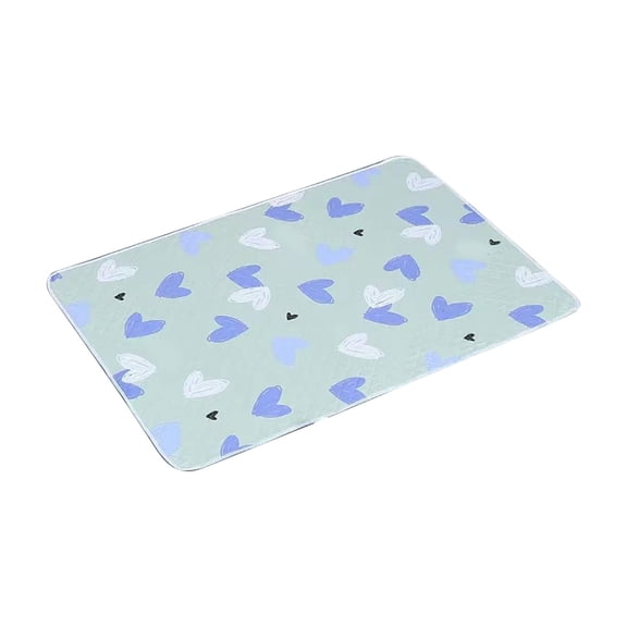 Waterproof & Reusable Pet Cage Pad, Cozy Non-Slip Crate Mat with Cute Prints, Easy-Clean Kennel Liner for Small and Medium Pets