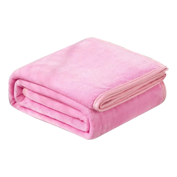 Waterproof Reversible Blanket Double-Sided Absorbent Leakproof Design, Soft, Comfortable Throw Blanket Pink