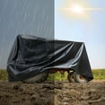 thumbnail image 1 of Waterproof Riding Lawn Mower Tractor Cover Garden Heavy Duty Lawn Mower Cover, Black, M, 1 of 8