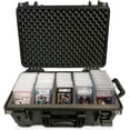thumbnail image 1 of Waterproof Rolling Graded Card Storage Case – Fits 100+ PSA, BGS, SGC, CSG Slabs, Magnetic Card Holders & Top Loaders – Travel Suitcase with Wheels, 1 of 6