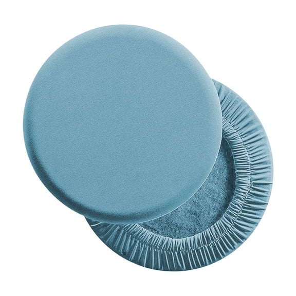 Waterproof Round Bar Stool Seat Covers, Stretchy Solid Color Stool Cushion Slipcover, Elastic Bar Chair Cover
