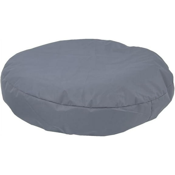 Waterproof Round Dog Bed Replacment Slip Cover 44-45 Inch Grey
