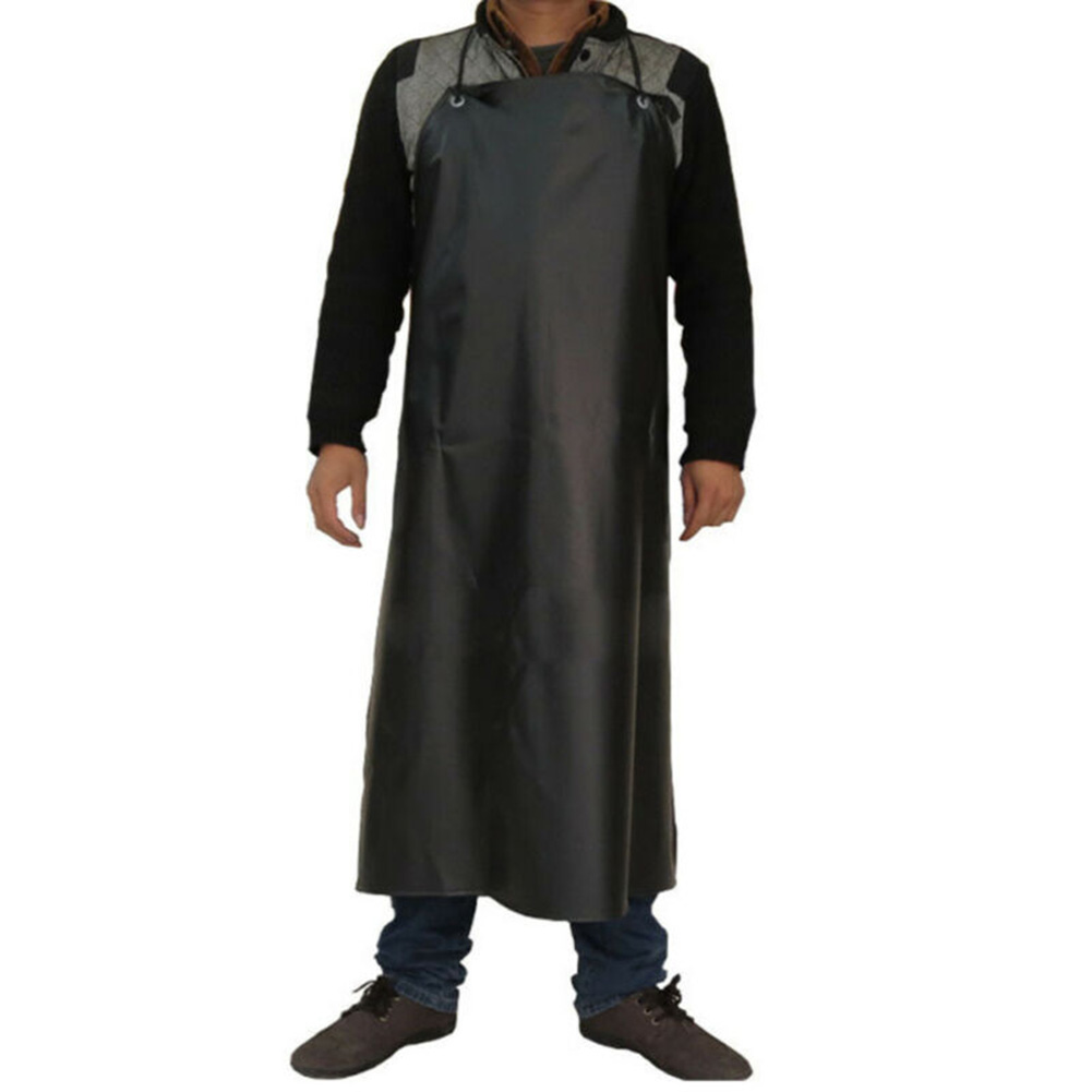Waterproof Rubber Vinyl Apron Chemical Resistant Apron with Adjustable