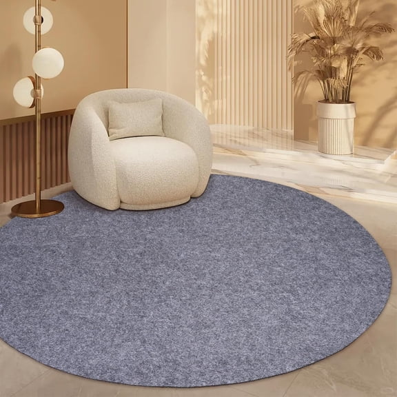 Waterproof Rug Pad Round 1/4Thick Waterproof Non-Slip Rug Pad Pad for Hardwood Floors Rug Pads for All Floors and Finishes, Keeps Carpets in Place Soft and Safe3TF