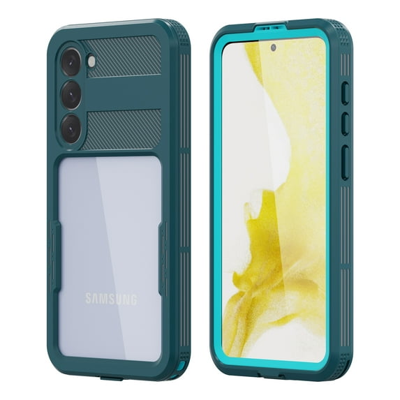Waterproof Rugged Case designed for Samsung Galaxy S23 Plus 6.6",Built-in 6H Screen Protector Full-Body Protection Shockproof Dustproof Waterproof Anti-Scratch Wireless Charging Case for S23+,Blue