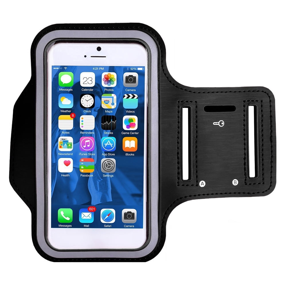 Waterproof Running Armband Cell Phone Holder, Touch ID&Key Pouch