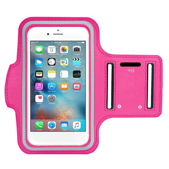 Waterproof Running Armband Cell Phone Holder, Touch ID&Key Pouch,Arm Band Sleeve for Excercise,Jogging,Workout 6.7 inch