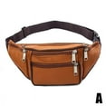 thumbnail image 1 of Waist Pack Bum Bag PU Leather Distressed 30*5*14cm N7X6 Mens Waist Vintage M3T8, 1 of 9