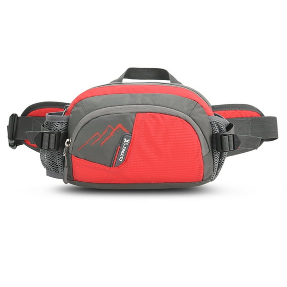 Waterproof Running Waist Pack With Bottle Holder, Hands-Free Fitness Belt For Cycling Hiking Jogging, Phone Pouch Storage Bag For Men Women (Multiple Colors)