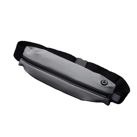 Waterproof Running Waist Pack with Reflective Strip, Adjustable Fitness Belt for Cycling, Hiking, Outdoor Sports, Mobile Phone Storage, Headphone Hole