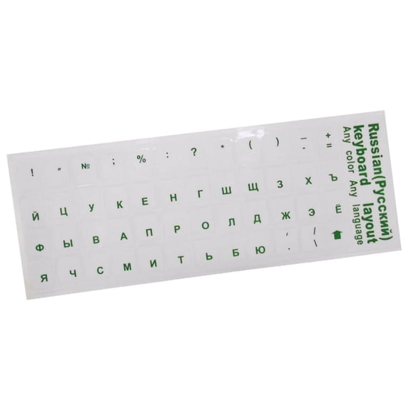 Waterproof Russian Transparent Stickers For PC Laptop Hot Keyboard H. G3Q9