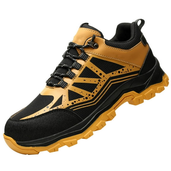 Waterproof Safety Shoes Mens Womens Steel Toe Cap Lightweight Breathable Safety Trainer Work Shoes Non-Slip EU 36-46