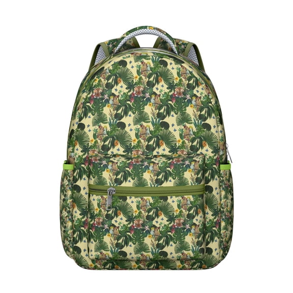 Waterproof School Backpack with Bengal Tiger Print - Ergonomic Student Backpack with Spinal Support, Breathable Straps & Durable Lightweight Design for s & College Students