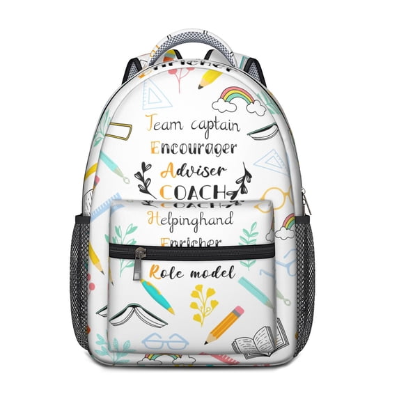 Waterproof School Backpack with Spinal Support - Ergonomic & Breathable Student Backpack for Teens, Lightweight Durable Bookbag with Padded Straps, Gifts for College Students & Commuters