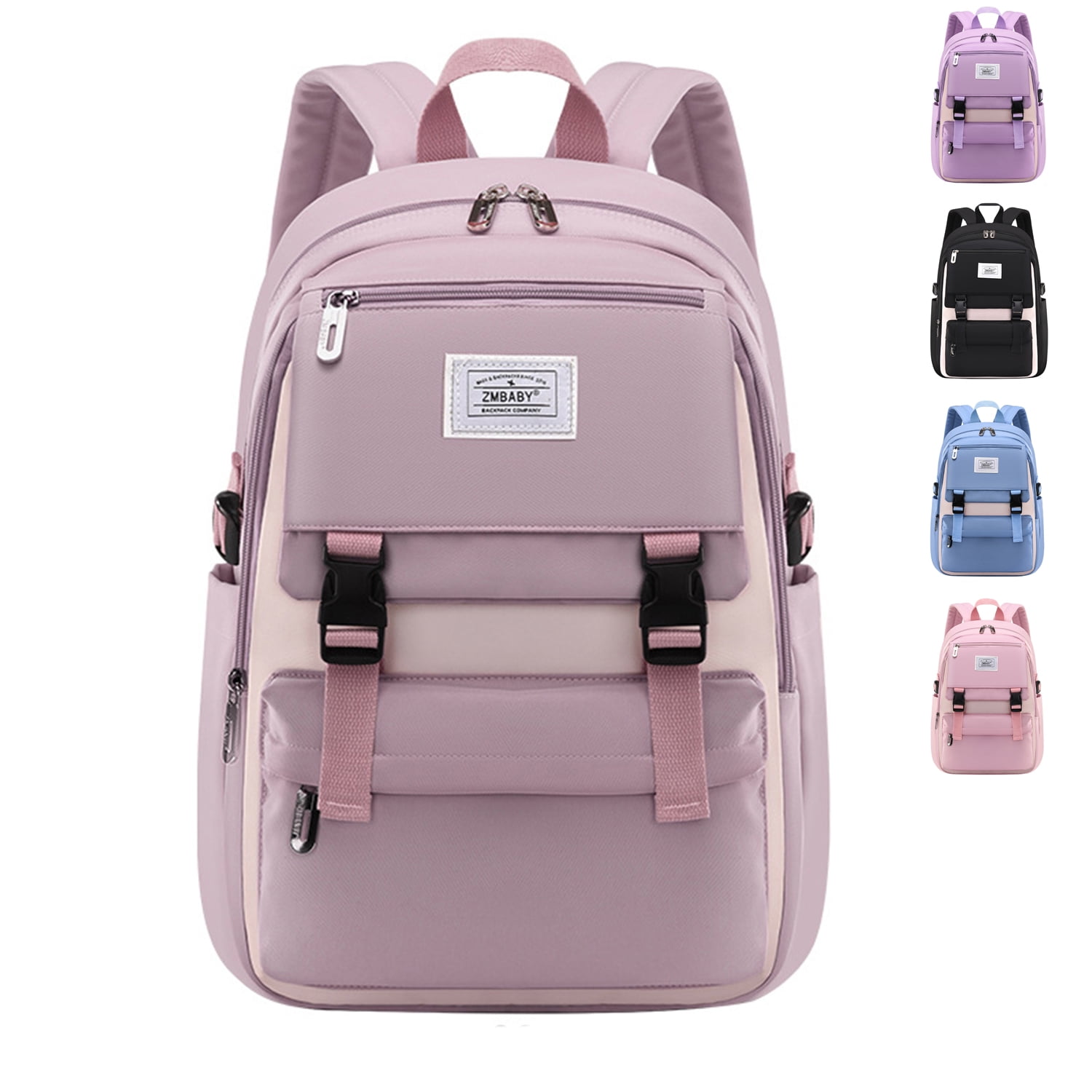 Girls Backpack School Bags Bookbag Large Capacity Backpacks Middle High  School Multi-pocket Waterproof School Bookbag For Children Teen Girls  (black) | Fruugo KR