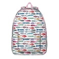 thumbnail image 1 of Waterproof School Backpack with Tropical Fish & Beach Coral Design, Lightweight Durable Marine Life Bookbag for Teens, Ideal for School, Travel, and Seaside Adventures, 1 of 5