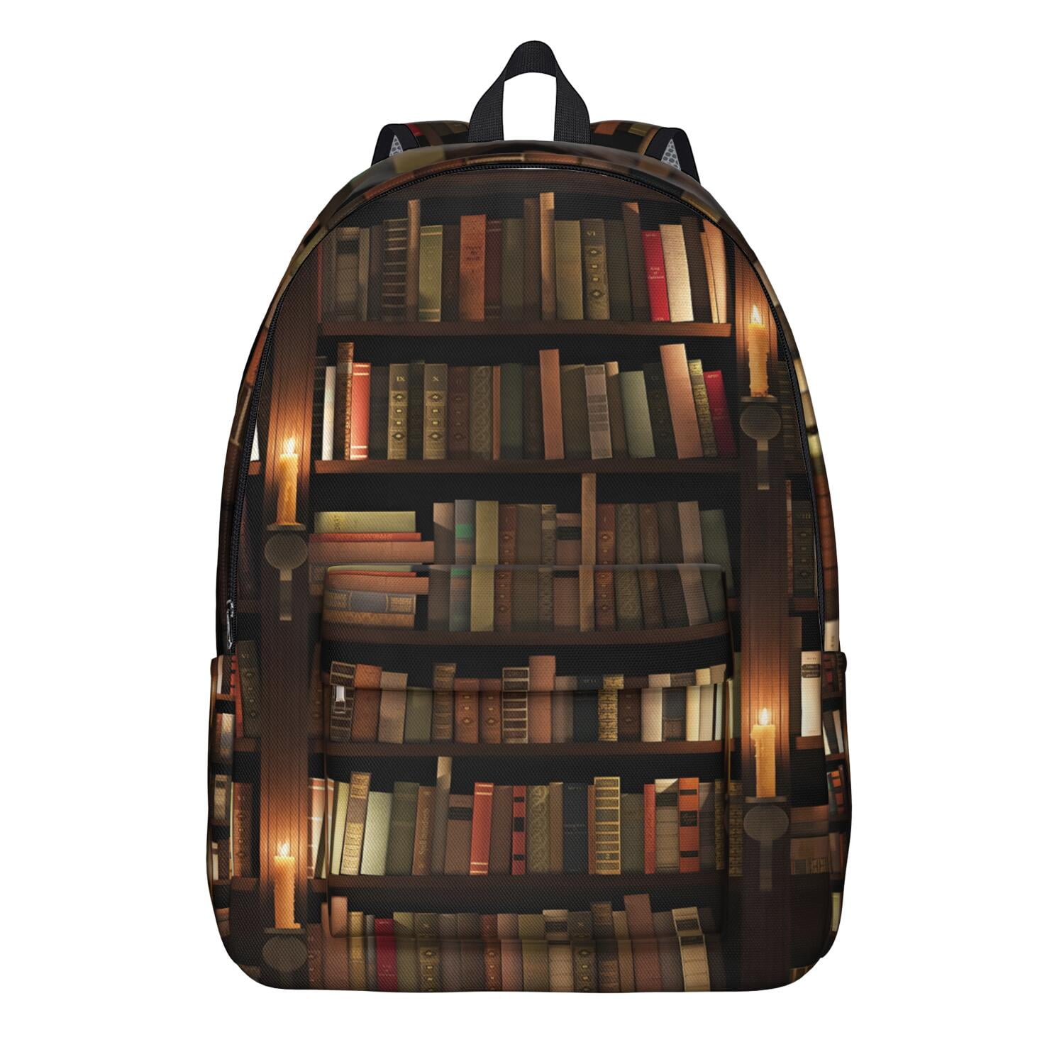 Waterproof School Backpack with Bookshelf and Bookmark Print ...